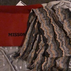 Missoni knit scarf